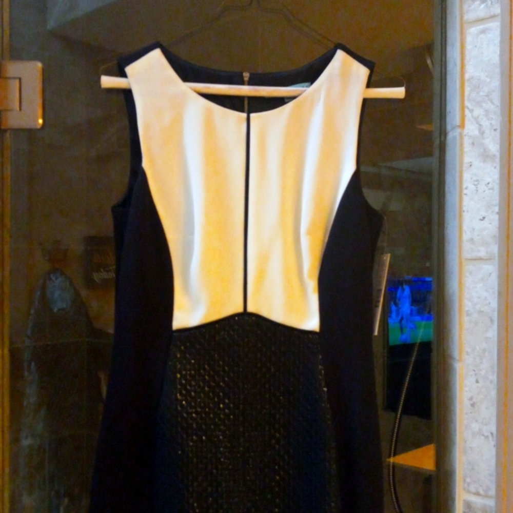Antonio Melani  blk and white dress.